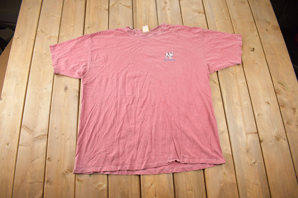 Vintage 1990s Big Dogs Get Er Done Tomorrow Graphic T Shirt