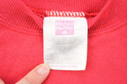 Vintage 1990s Blank Bright Red Crewneck Sweatshirt