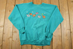 Vintage 1990s Agri Classics Cartoon Farm Cow Crewneck Sweatshirt