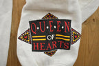 Vintage 1990s Queen of Hearts Crewneck Sweatshirt