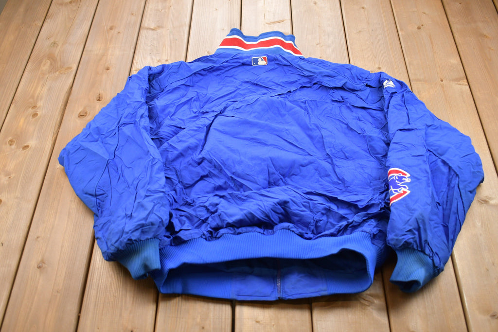 Vintage 1990s Chicago Cubs MLB Majestic Full Zip Jacket