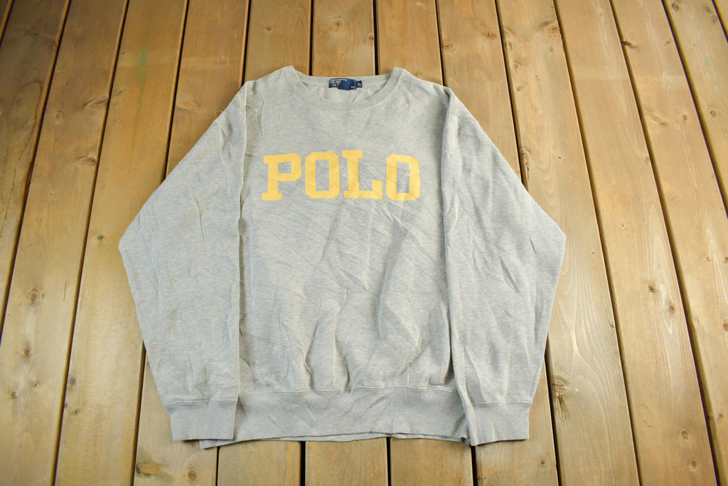 Vintage 1990s Polo By Ralph Lauren Crewneck Sweatshirt Mens XL