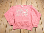 Vintage 1990s Cute Flowers & Birds Crewneck Sweater