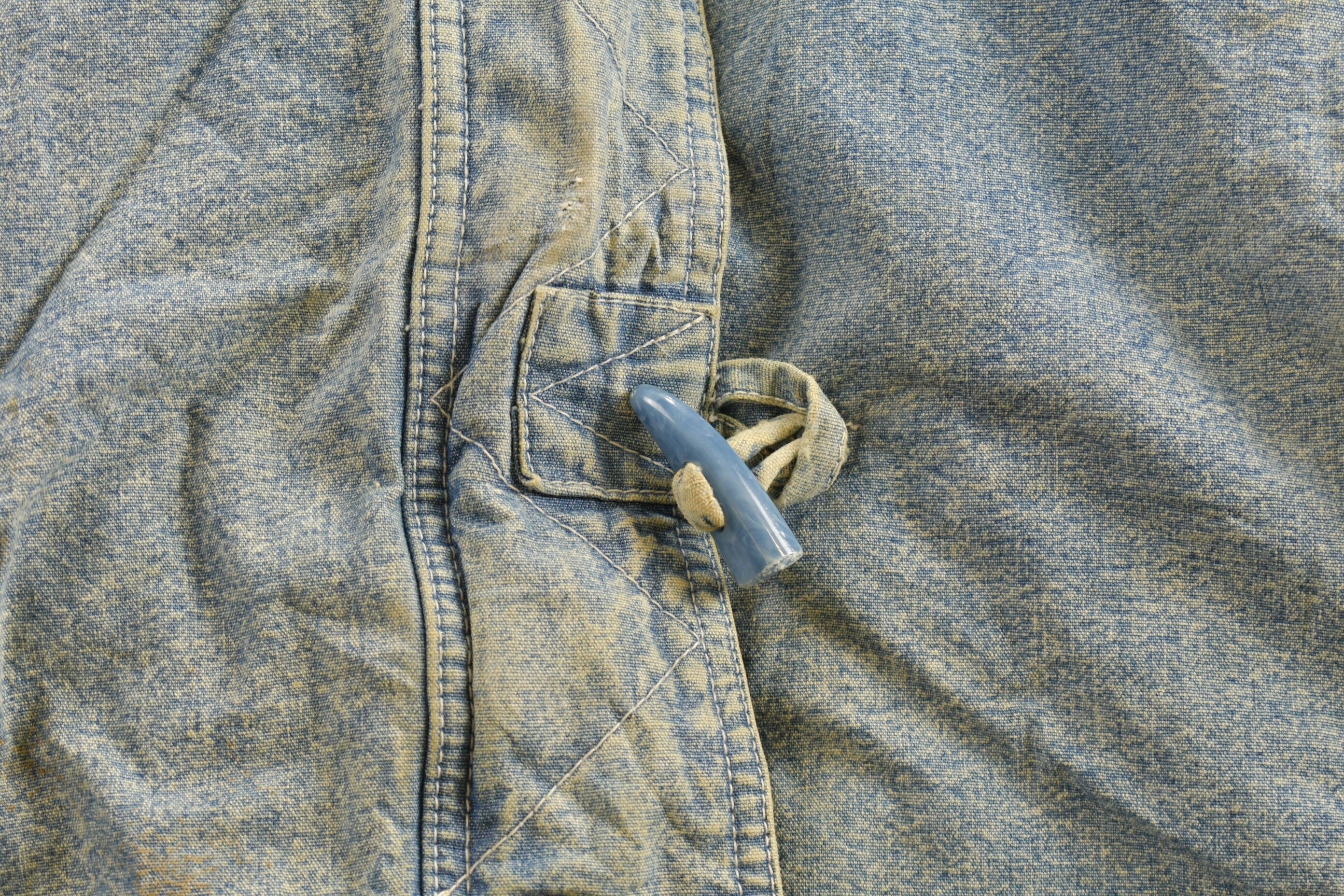 Vintage 1990s Blue Creek Denim Full Length Jean Jacket