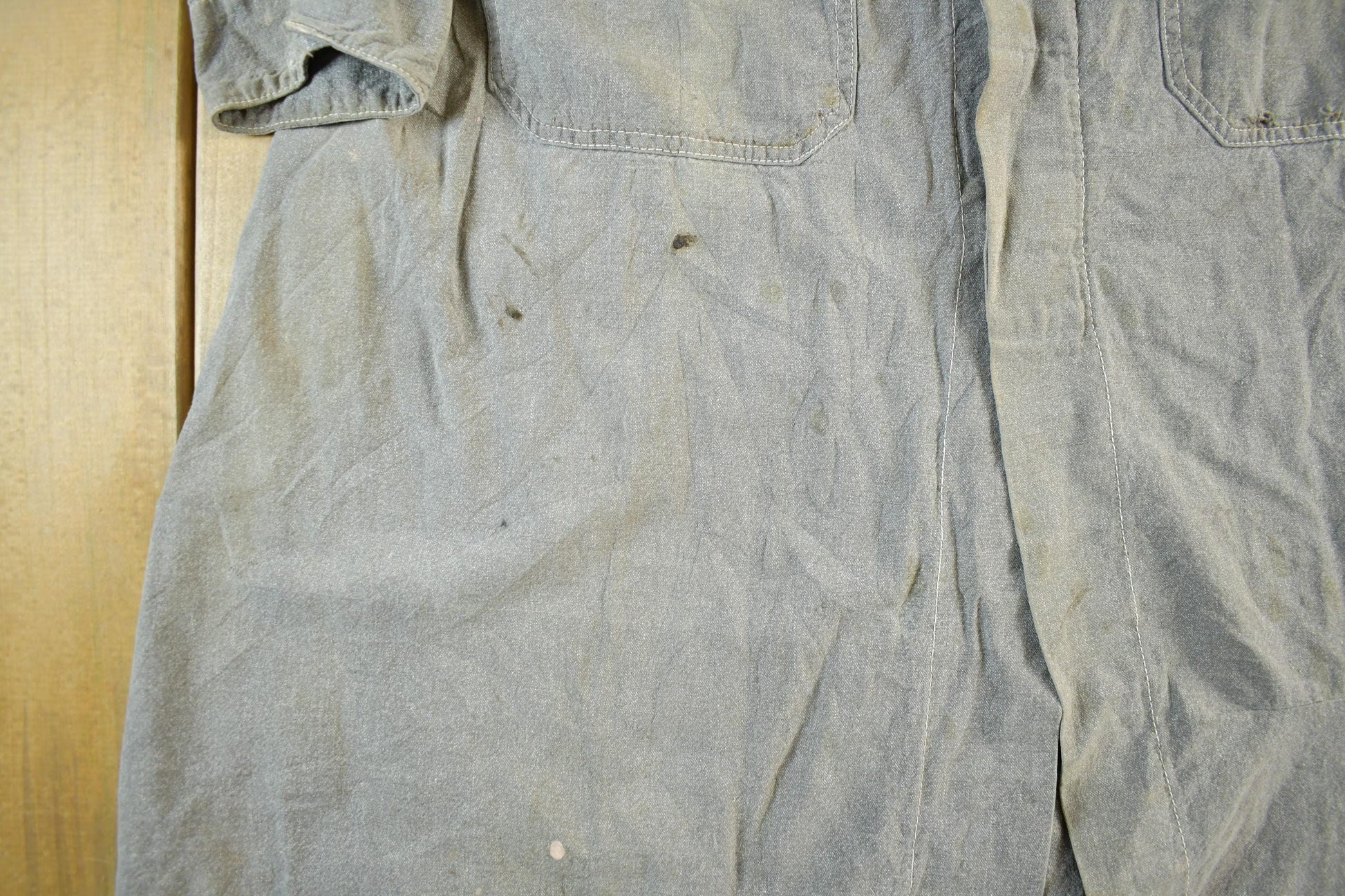 Vintage 1940s 3 Pocket Shop Coat Men's XL