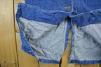 Vintage 1970s Lee Duster Barn Denim Jean Long Coat Men's Small