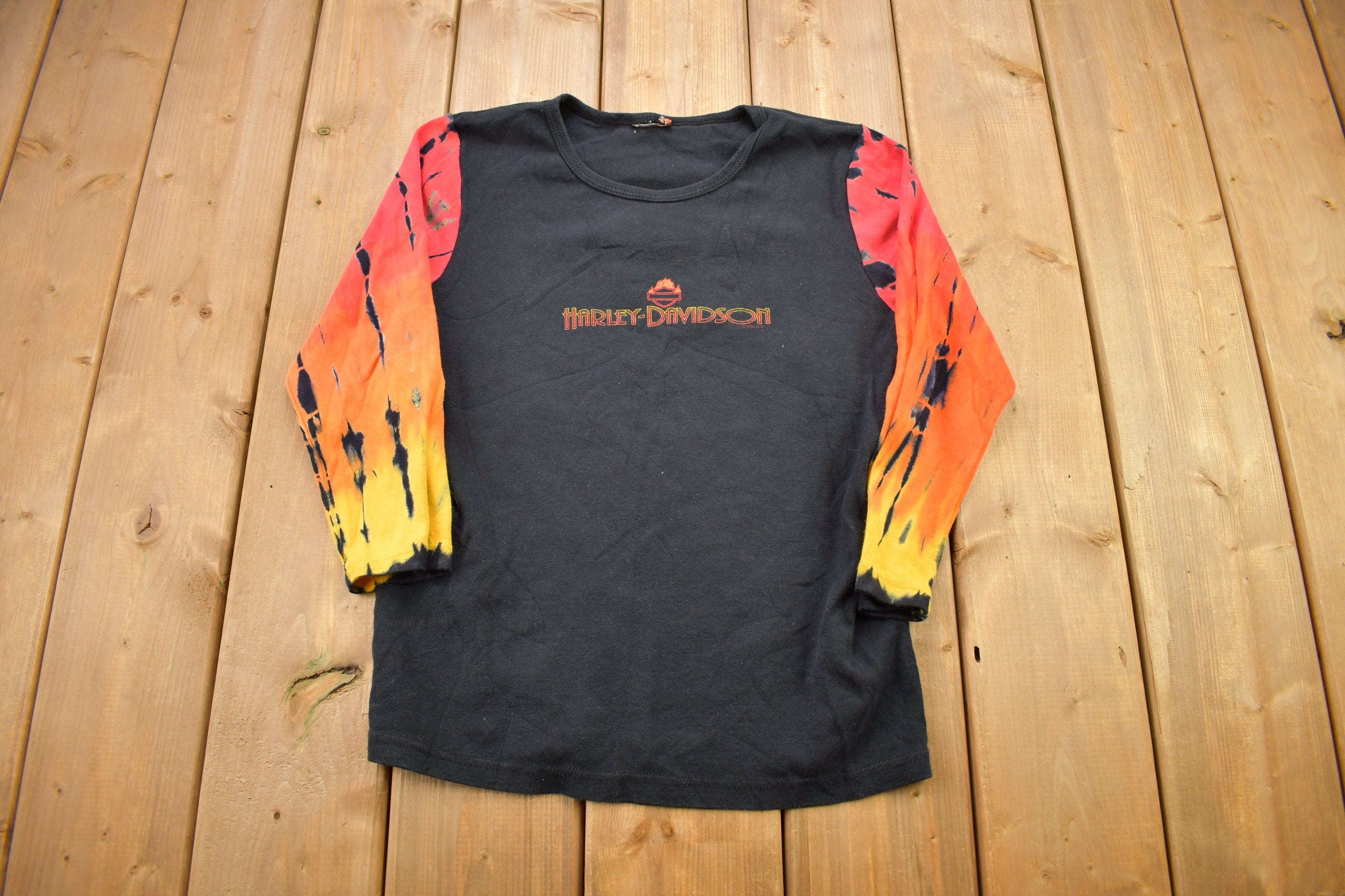 Vintage 2002 Harley Davidson Motorcycles Springfield Ohio Women's T-Shirt