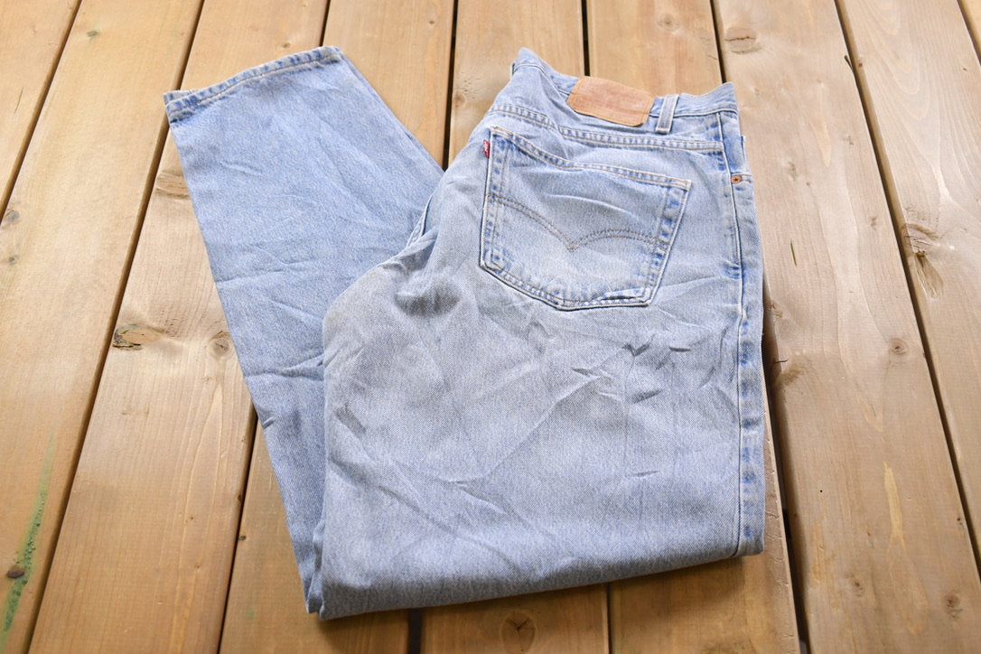Vintage 1990s Levi 560 Red Tab Jeans Size 36 x 34.5