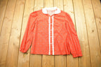 Vintage 1980s Women's Button Up Shirt
