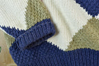 Vintage 1990s Sandhurst Hand Knit Silk & Cotton Crewneck Sweater
