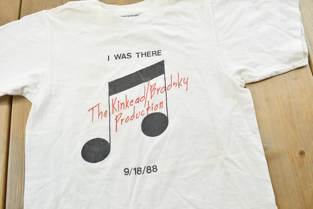 Vintage 1988 Broadway Musical Production Promo T-Shirt Mens XS