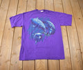 Vintage 1990s Dolphin Theme Single Stitch Graphic T-Shirt Made In USA