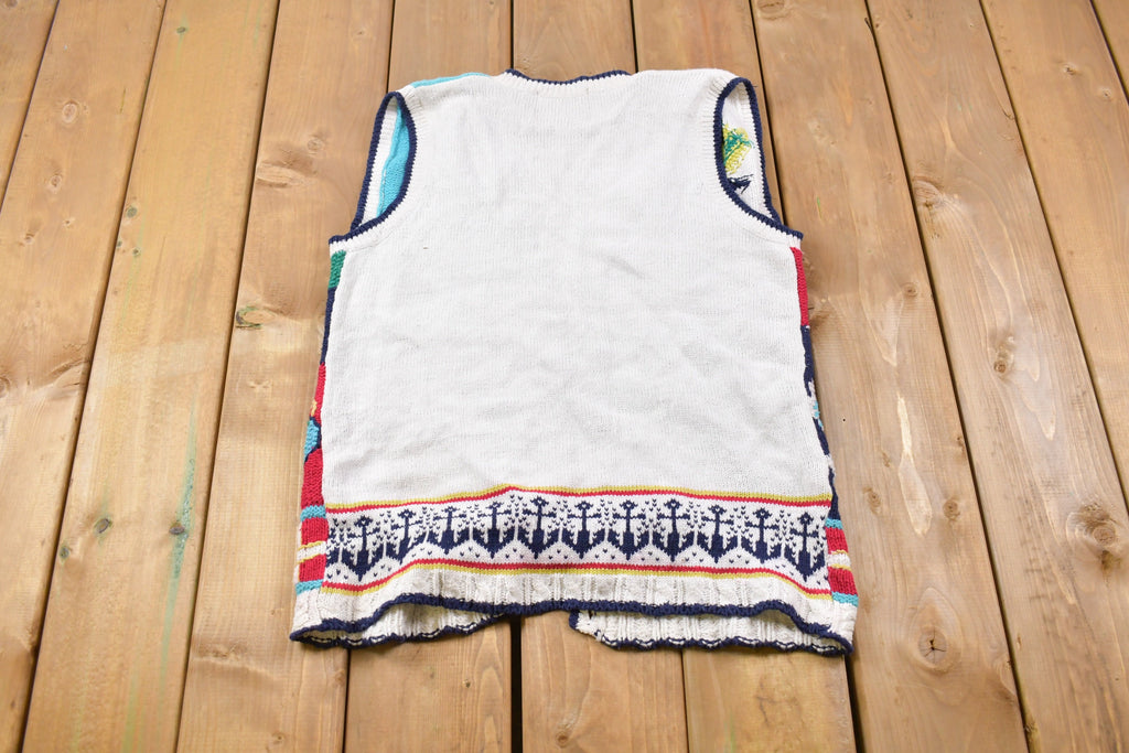 Vintage Knitted Crystal Kobe Sweater Vest