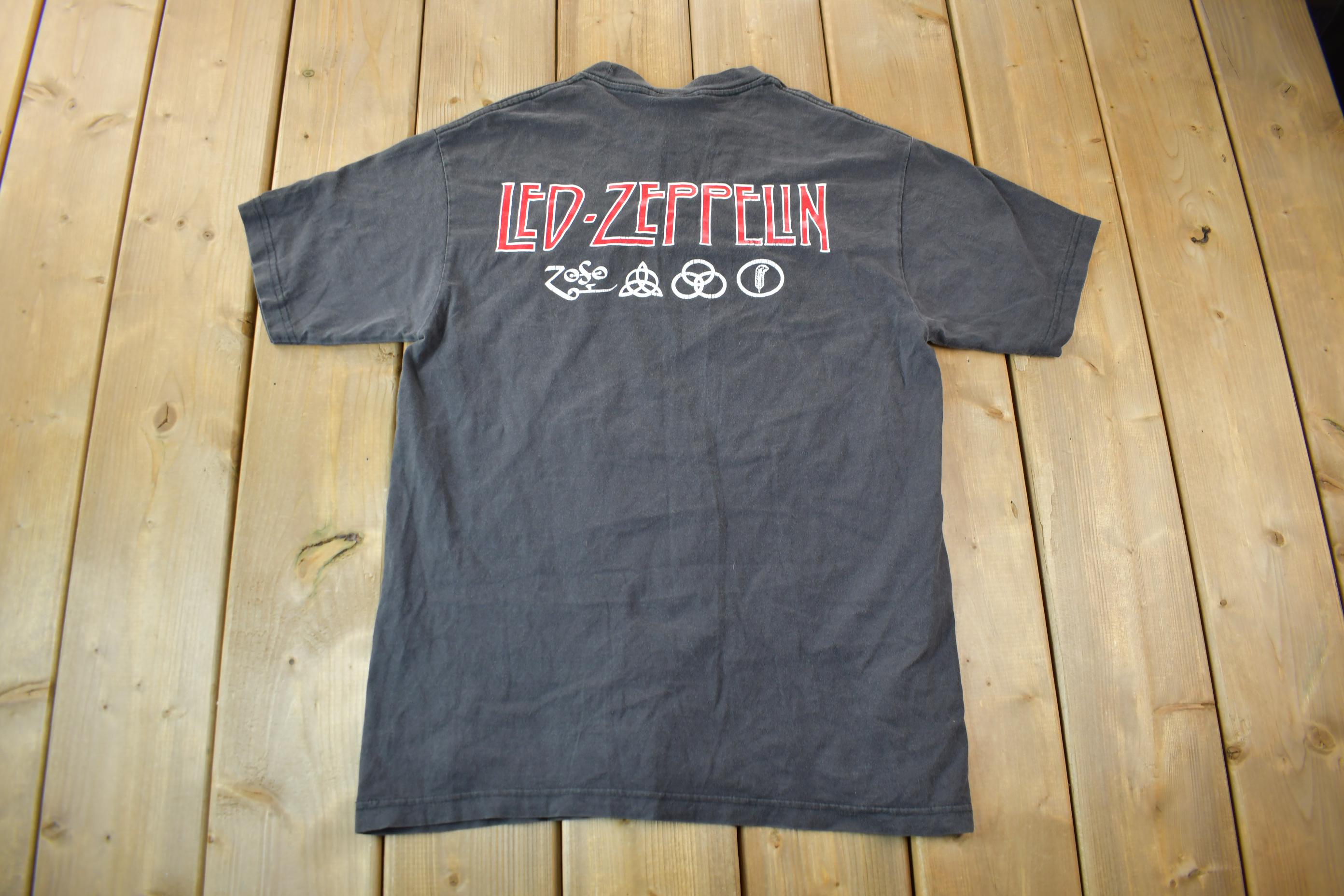 Vintage 2004 Led Zeppelin Zoso Graphic Artimonde Band Tee