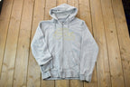 Vintage 1990s Nike Embroidered Mini Swoosh Full Zip Hoodie Sweatshirt
