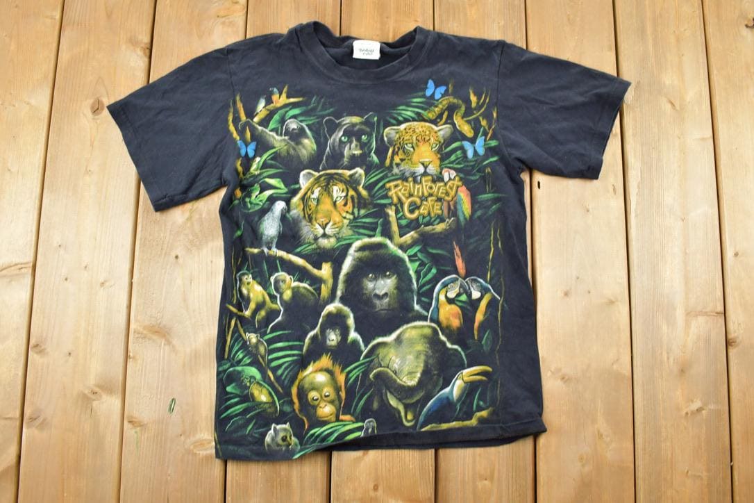 Vintage 1990s Rainforest Cafe Souvenir T-Shirt