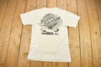 Vintage 1986 Harley Davidson Of Lima Ohio Henley Button T-Shirt