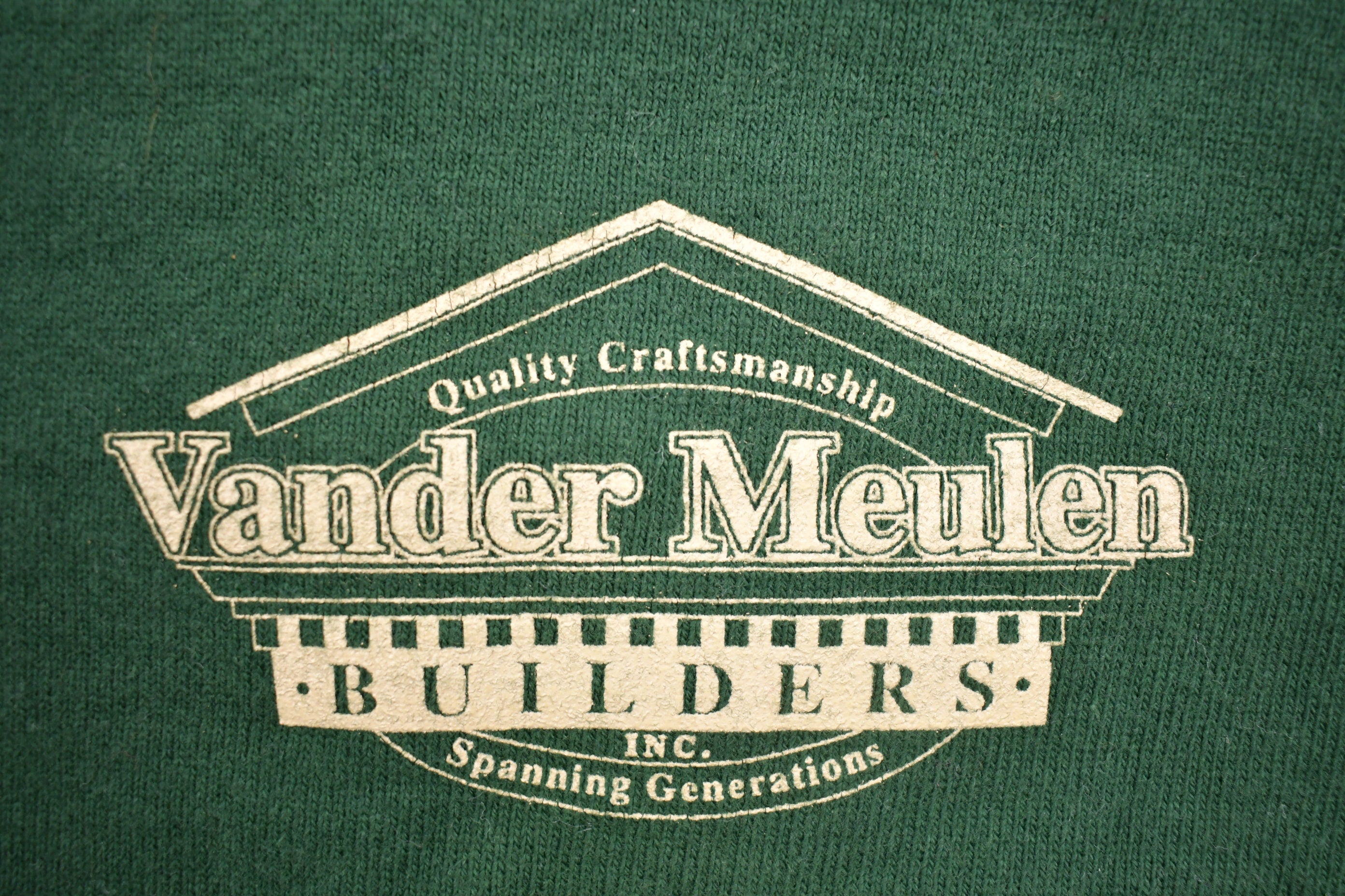 Vintage 1990s Vander Meulen Builders Crewneck Sweatshirt