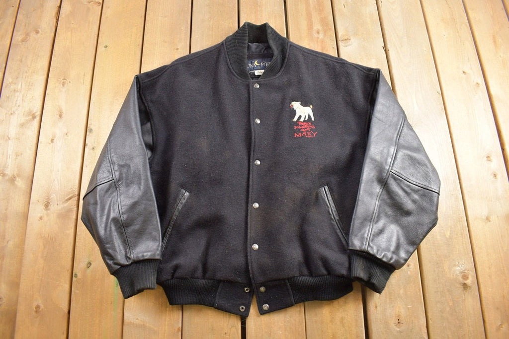 Vintage 1998 There's Something About Mary Leather Varsity Jacket