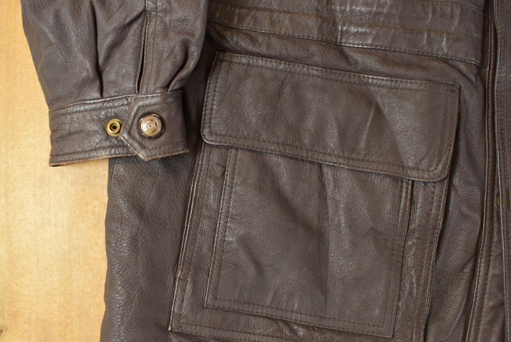 Vintage 2000s Antonio Giovanni Leather Jacket Men's Large