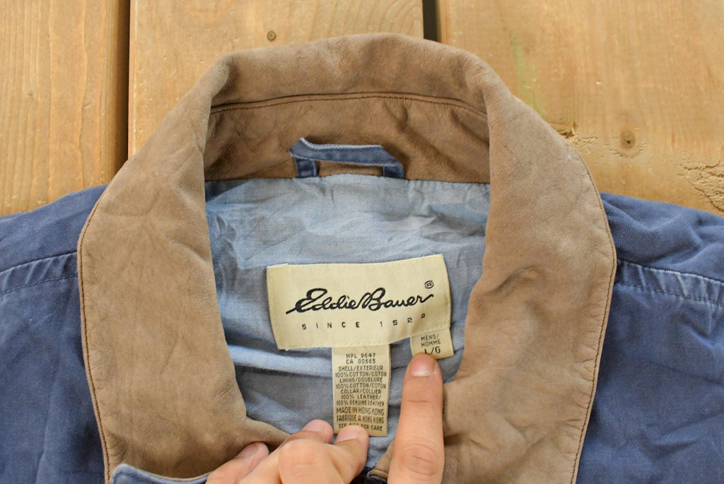 Vintage 1990s Eddie Bauer Sun Faded Field Jacket Men's Large