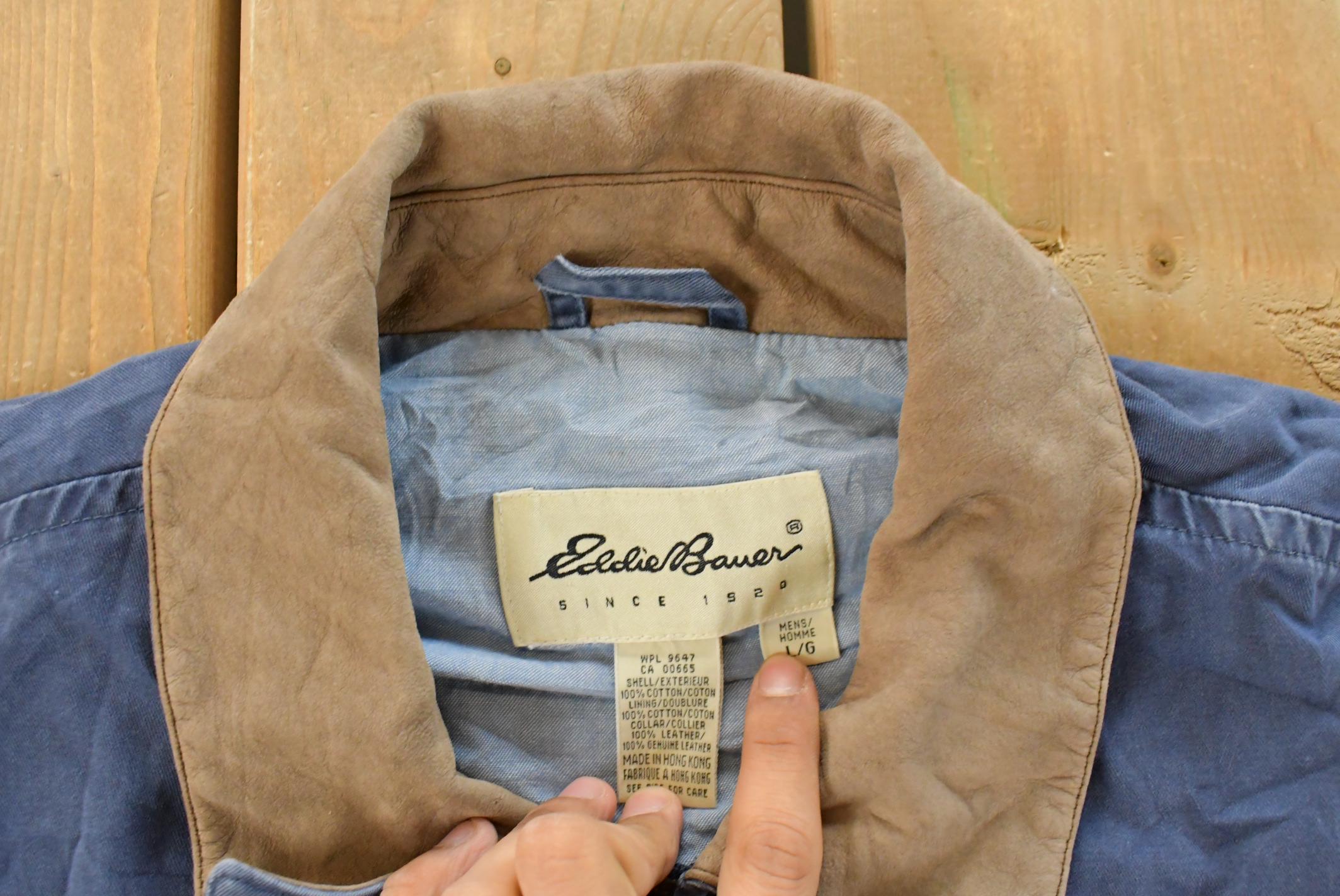 Vintage 1990s Eddie Bauer Sun Faded Field Jacket Men's Large