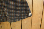 Vintage 1970s Plaid Trench Overcoat Women's Small