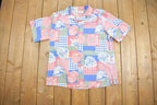 Vintage 1990s Allison Daley Floral Patterned Button Up Shirt