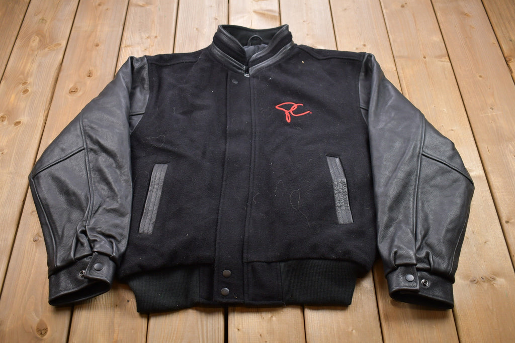 Vintage 1990s Presidents Choice Wool Varsity Bomber Jacket