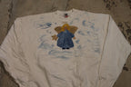 Vintage 1995 Angel Graphic Religious Crewneck Sweatshirt
