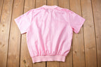 Vintage 1980s Alicia Polyester Button Up Polo Shirt