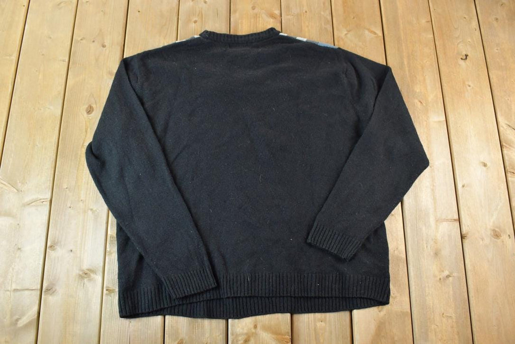 Vintage 1990s Arnold Palmer Striped Knit Crewneck Sweater