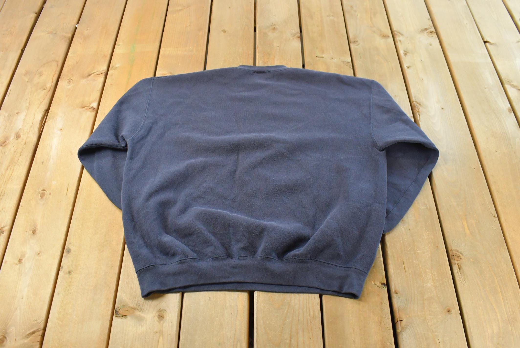 Vintage 1990s Alaska Marine Highway Embroidered Boat Crewneck Sweatshirt Mens L