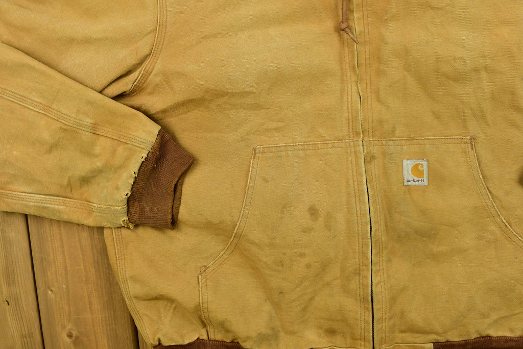 Vintage 1990's Carhartt Hooded Work Jacket