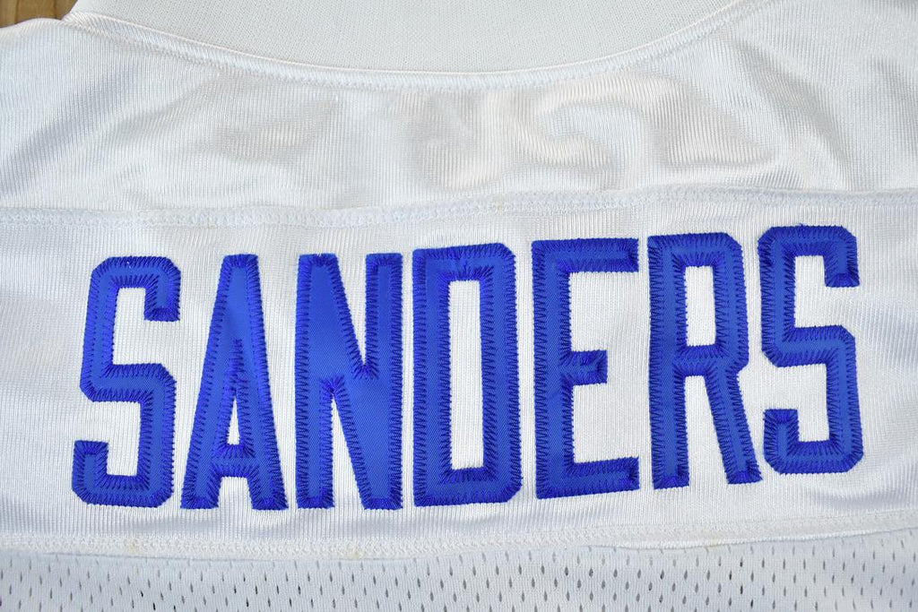 Vintage 1996 Barry Sanders Mitchell And Ness Throwback NFL Embroidered Jersey