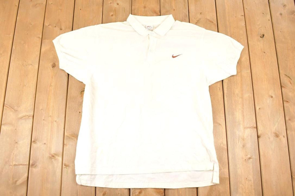 Vintage 1990s Nike Polo Golf Button Up Shirt Mens L