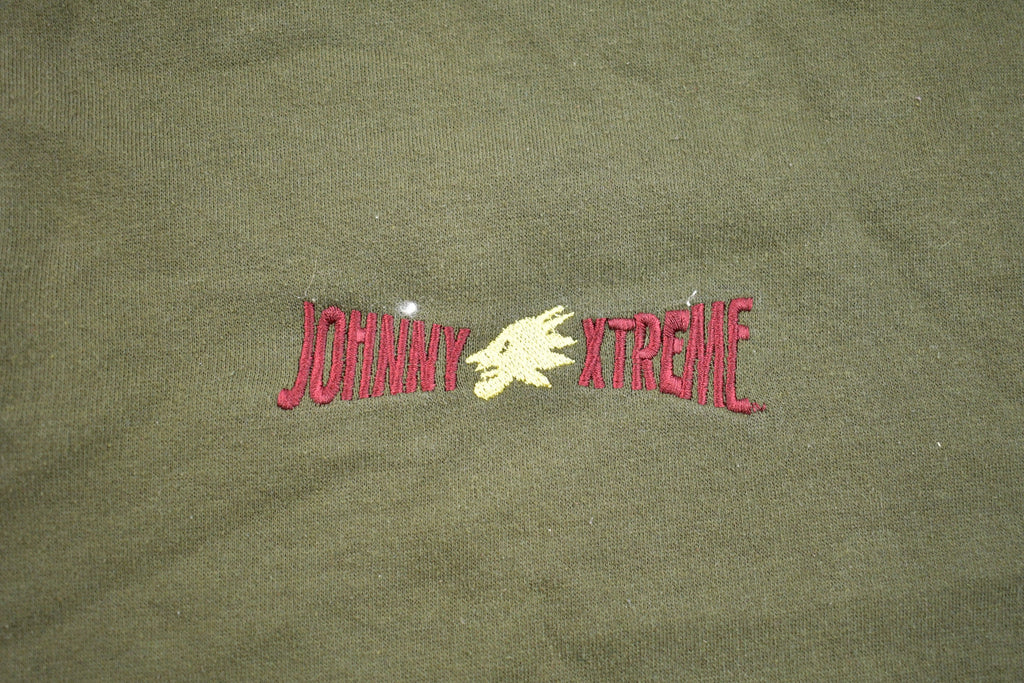 Vintage 1990s Johnny Xtreme Embroidered Henley Sweatshirt