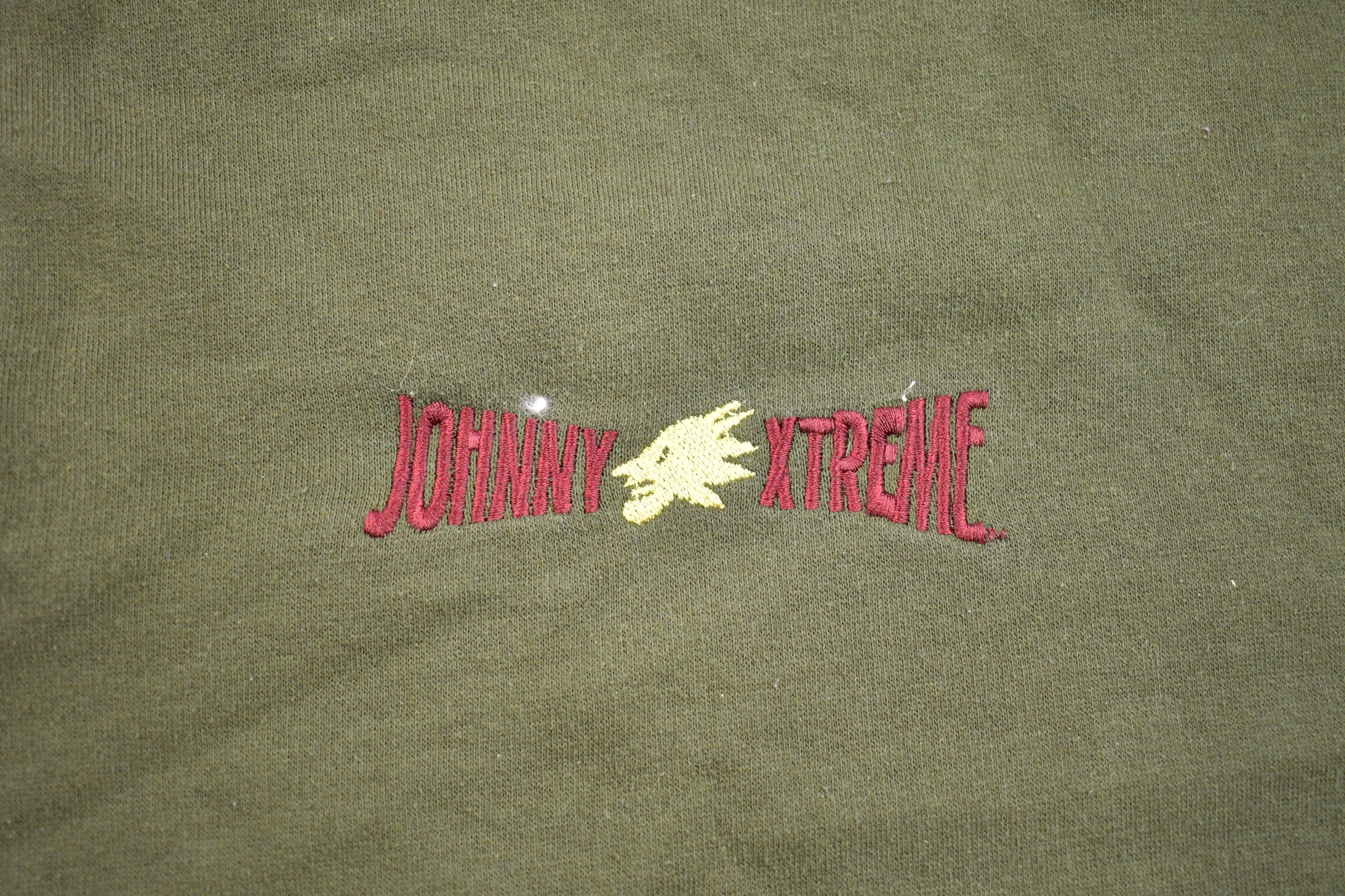 Vintage 1990s Johnny Xtreme Embroidered Henley Sweatshirt