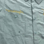 Vintage 1980s Chain Stitch Workman Button Up Shirt
