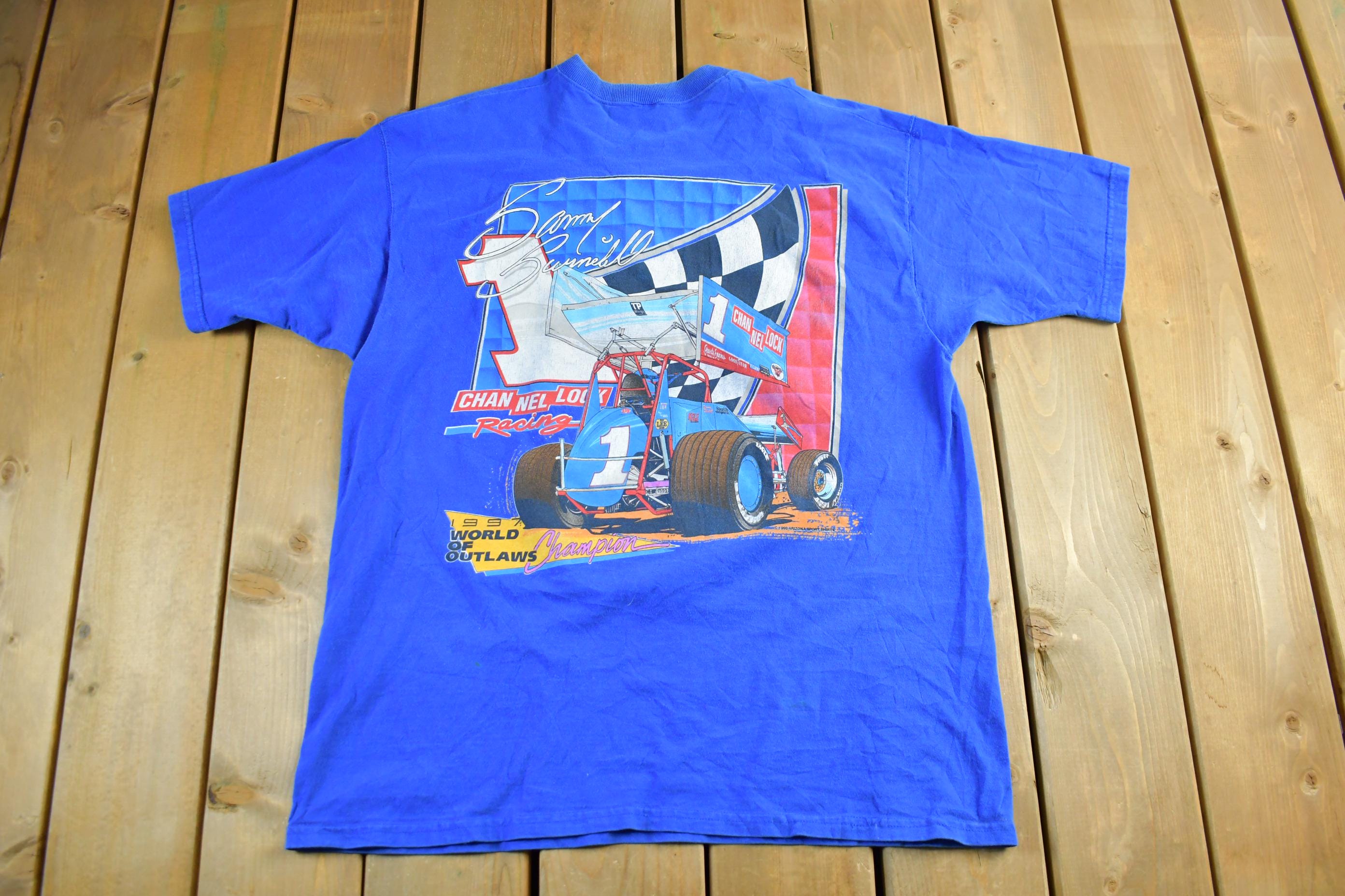 Vintage 1998 Sammy Swindell Channellock Sprint Car T-Shirt Men's XL