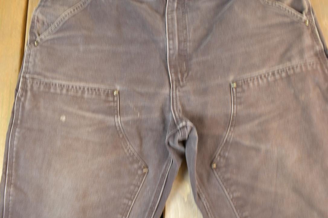 Vintage 1990s Carhartt Double Knee Work Pants Size 38 x 32