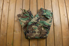 Vintage 1990s Army Woodland Camouflage Cargo Pants Size 35 - 39 x 31