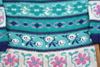 Vintage 1990s Floral All Over Print Knitted Sweater