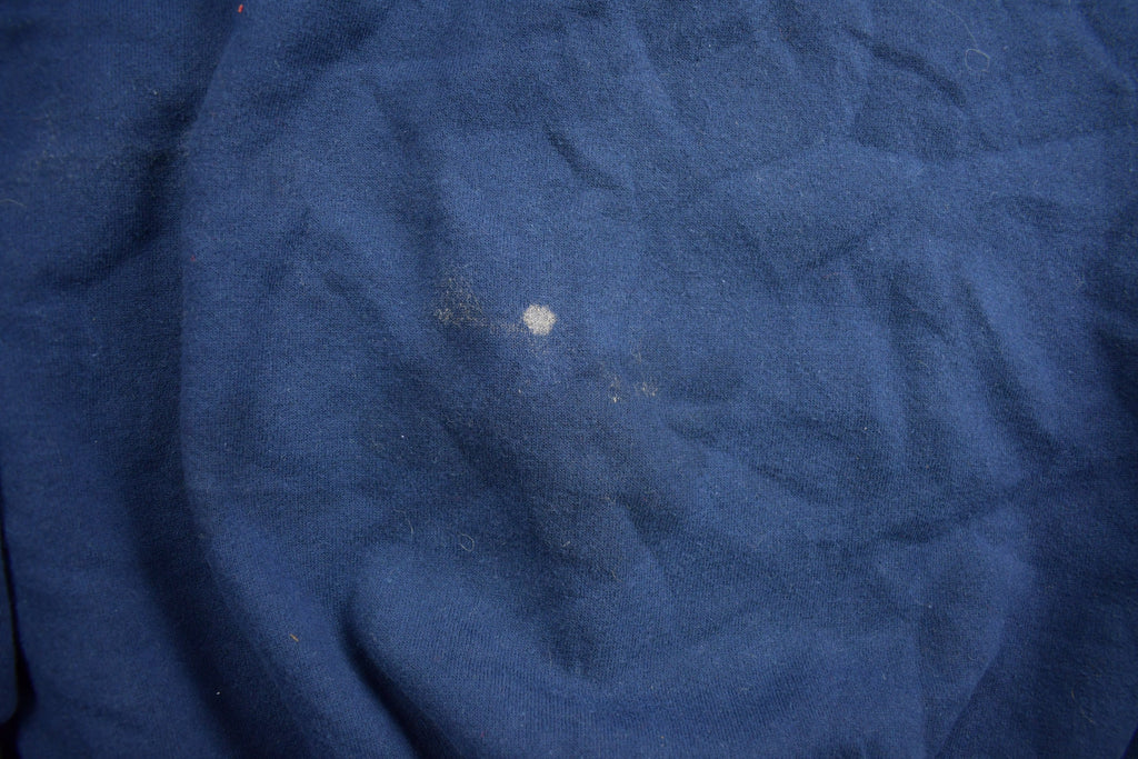 Vintage 1990s Navy Blue Russell Athletics Blank Crewneck Sweatshirt