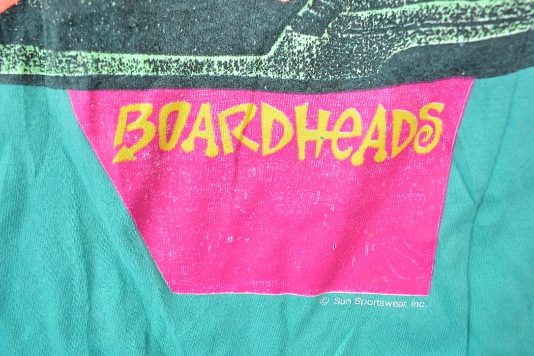 Vintage 1990s Youth Medium Boardheads Graphic Skateboarding T-Shirt