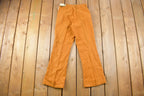 Vintage Deadstock 1970s Leeds Hot-Set Flared Trousers Size 30 x 36