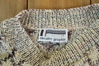 Vintage 1990s Sweater Graphix Knit Crewneck Sweater