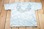 Vintage 1990s Newport Tie-Dye Wreath Graphic T-Shirt
