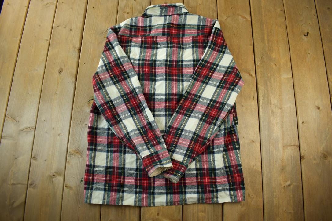 Vintage 1990s Backpacker Plaid Button Up Shirt