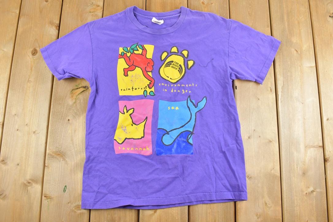Vintage 1990s Environments In Danger Souvenir T-Shirt